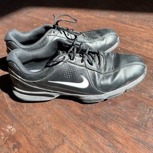 Nike Durasport 3 Mens Size 9 US Soft Spike Comfort Golf Shoes Black 628527-002